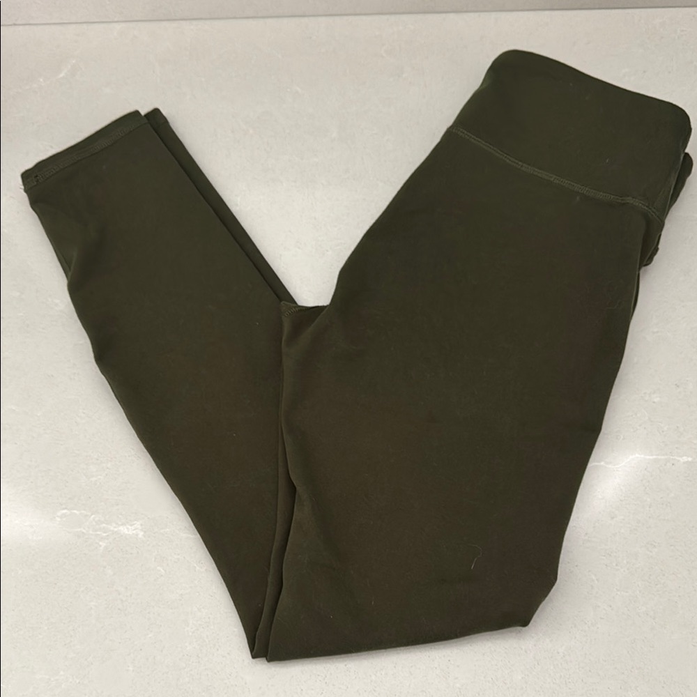 Fabletics Green High-Waisted Leggings for Yoga